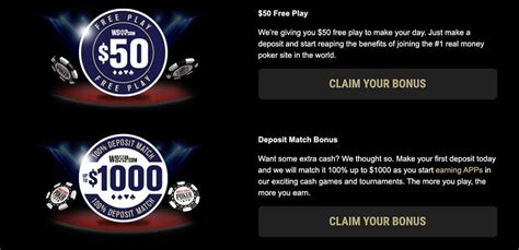 new wsop promo codes